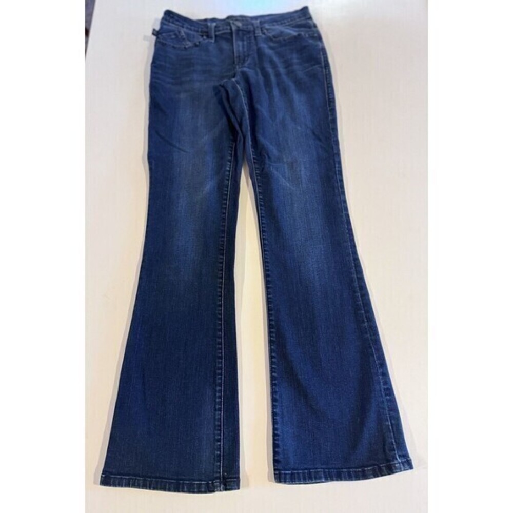 Rock & Republic Kasandra Jeans Size 10M Dark Blue Denim Boot Cut Flap Pockets
